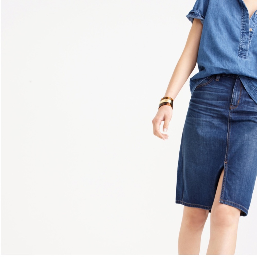 J. Crew Denim Skirt